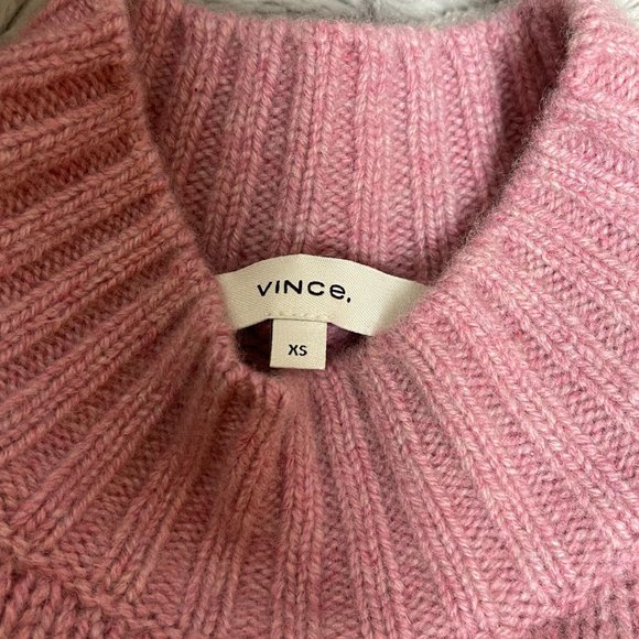 NWOT  Vince Shrunken Cashmere Mock Neck XS - Picture 8 of 11